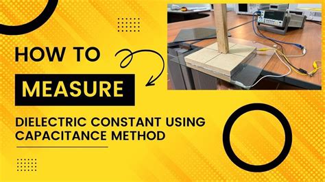 how to measure dielectric permittivity 